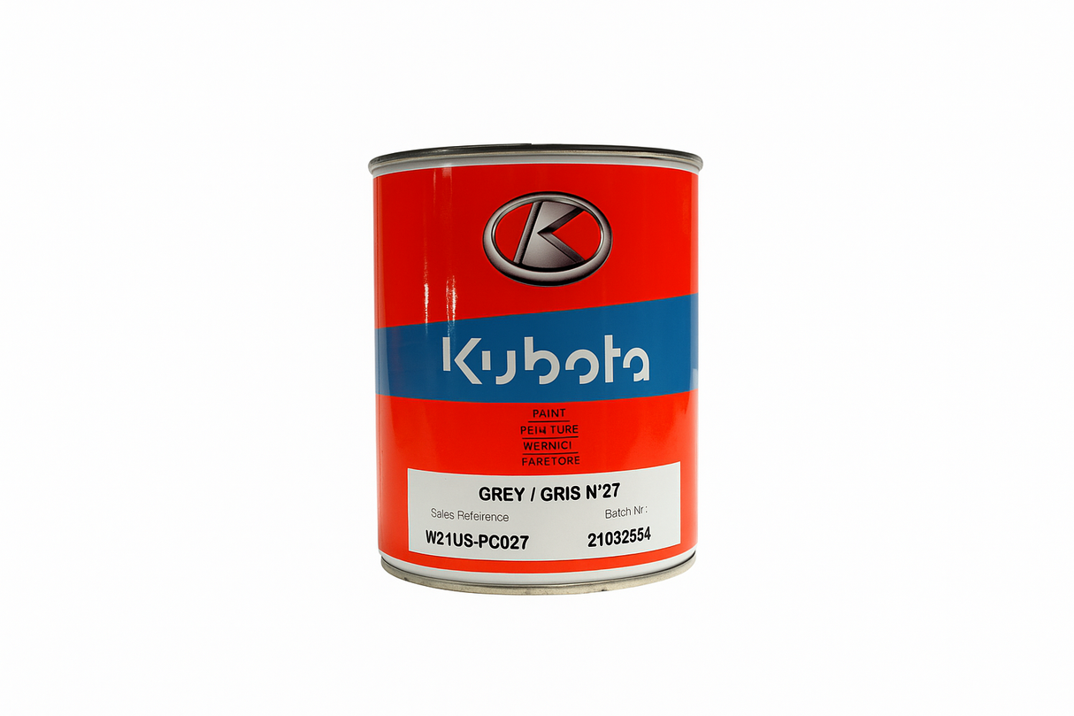 Original Kubota Farbdose Grau für Zylinder 1Kg W21US-PC027