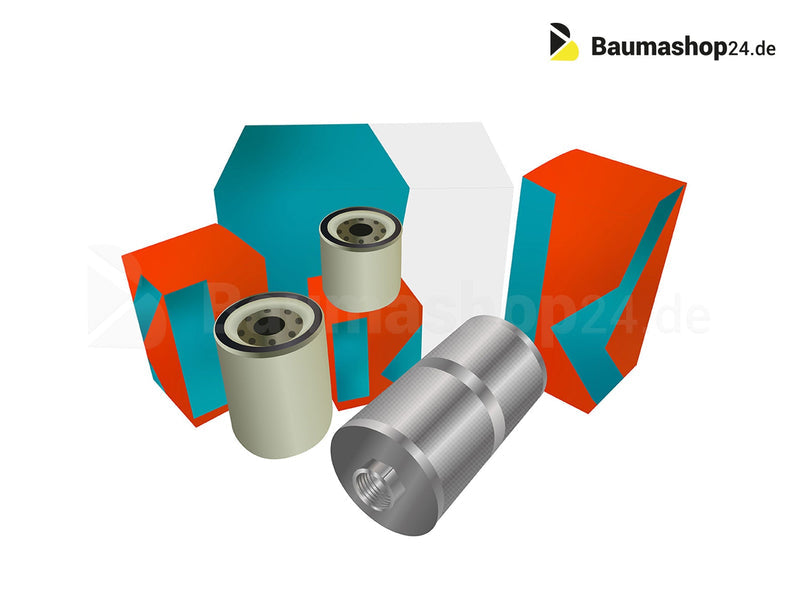 Original Kubota DPF-Austauschfilter-Kit 1J821-18910 für KX042-4 (500h) | KX042-4 (1000h)