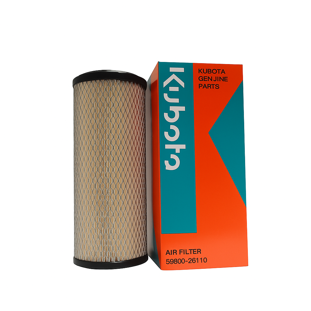 Original Kubota Luftfilter außen (primär) 59800-26110 für KX080-3 | KX080-3alpha | KX080-4 | KX080-4alpha