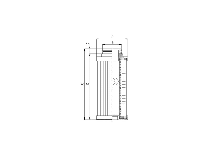 Original FILTREC Filterelement für Druckfilter D720G25B