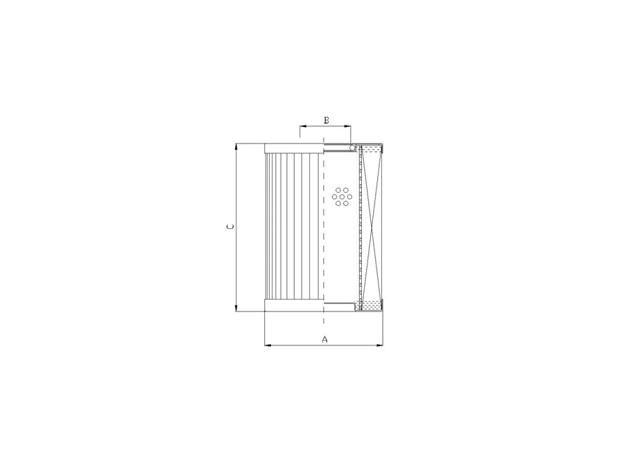 Original FILTREC Filterelement für Druckfilter DMD034D10B