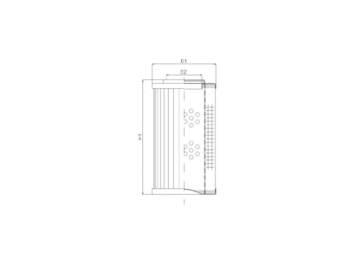 Original FILTREC Filterelement für Druckfilter XD160G15A