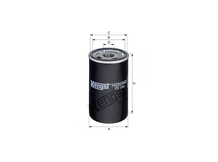 Original Hengst Ölfilter SpinOn HG353WD