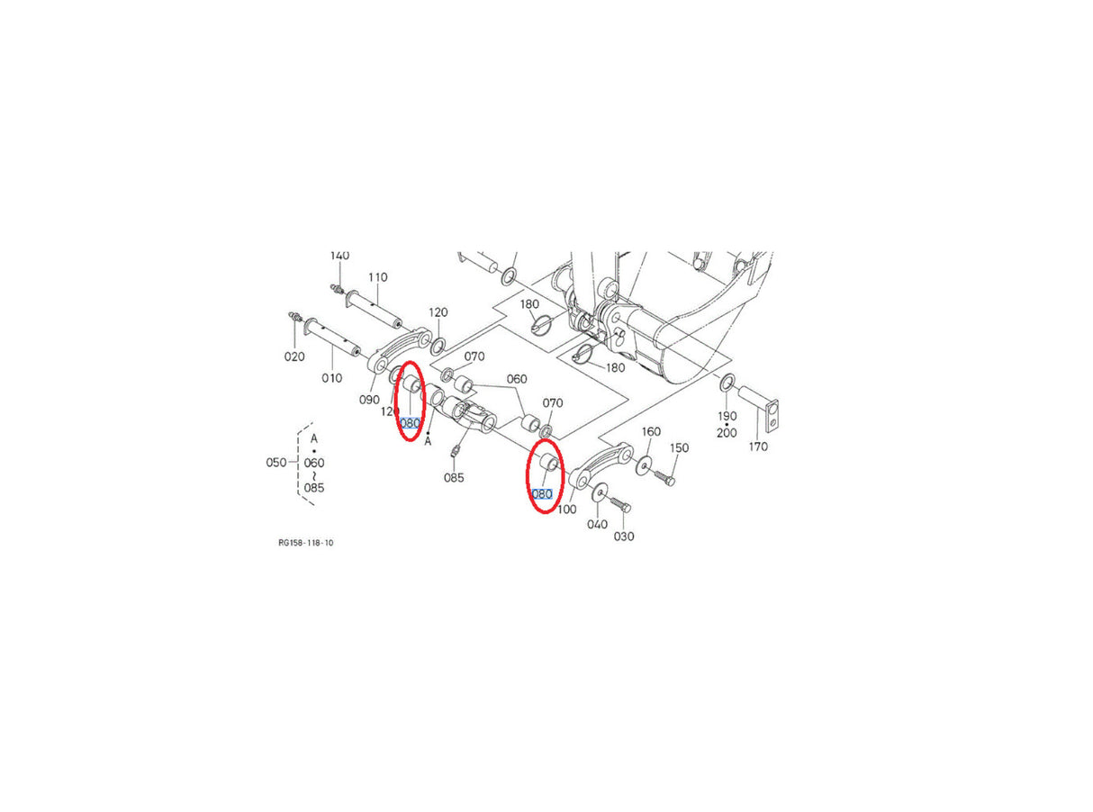 Original Kubota Buchse RG138-66780