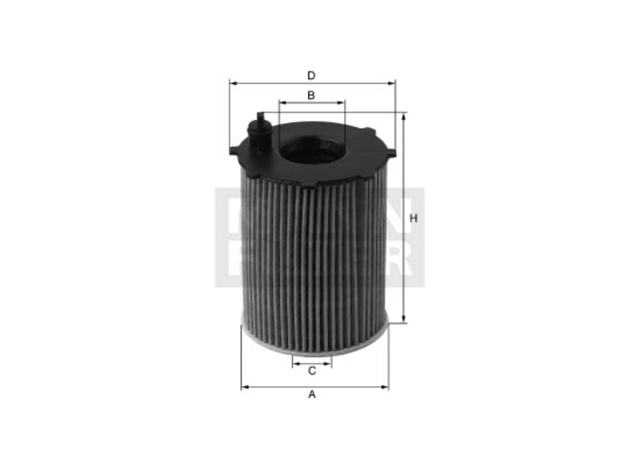 Original MANN-FILTER Flüssigkeitsfilterelement (metallfrei) HU 7016 x