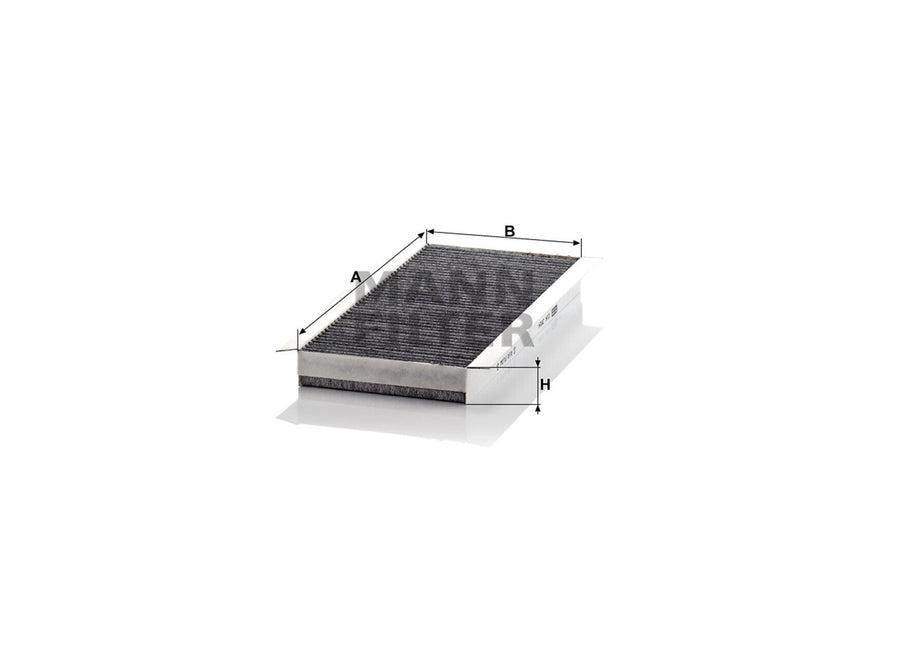 Original MANN-FILTER Innenraumfilterelement (Aktivkohle) CUK 3554
