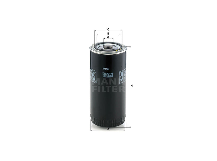 Original MANN-FILTER Ölfilter SpinOn W 962