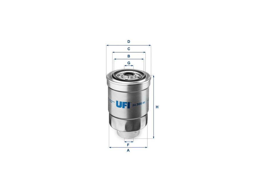 Original UFI Filters Kraftstofffilterelement 24.366.00
