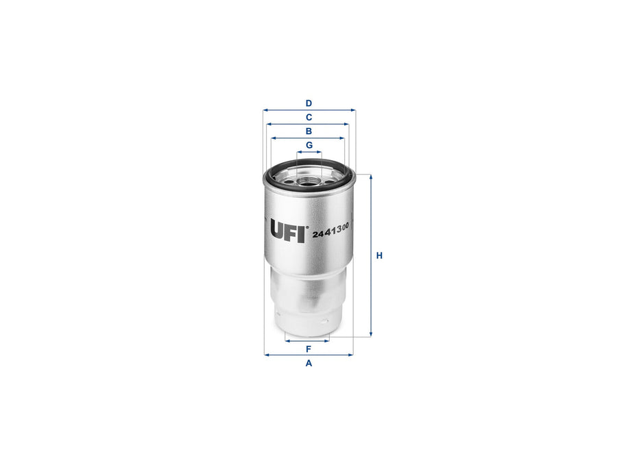 Original UFI Filters Kraftstofffilterelement 24.413.00
