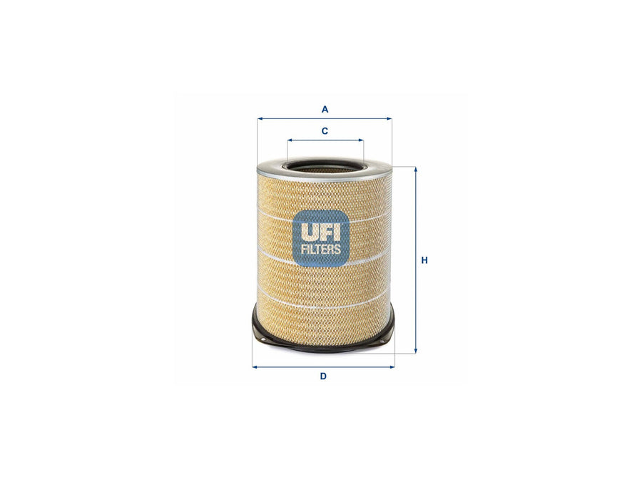 Original UFI Filters Luftfilterelement 27.278.00