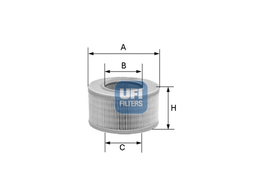 Original UFI Filters Luftfilterelement 27.485.00