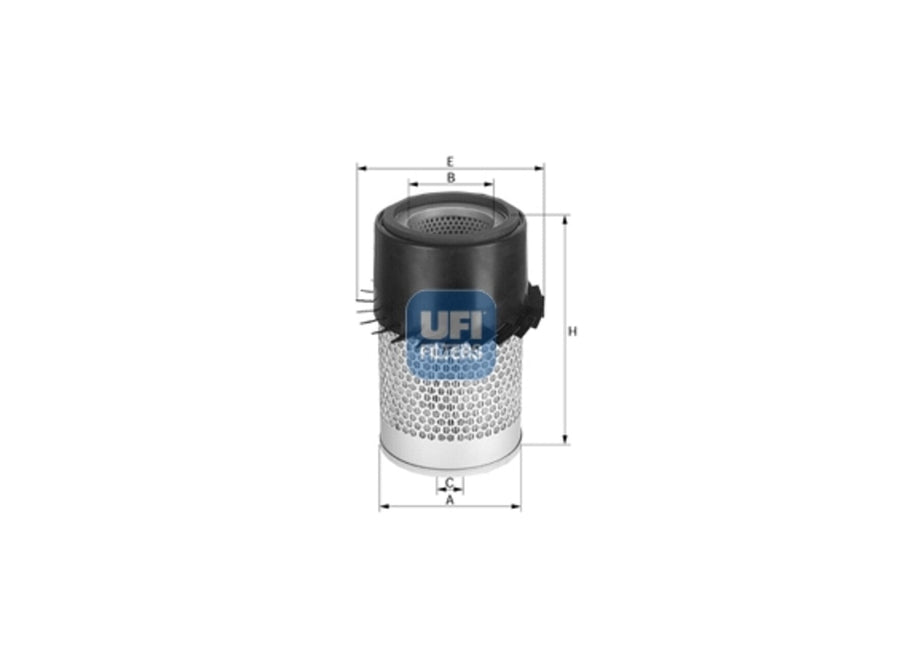 Original UFI Filters Luftfilterelement 27.923.00