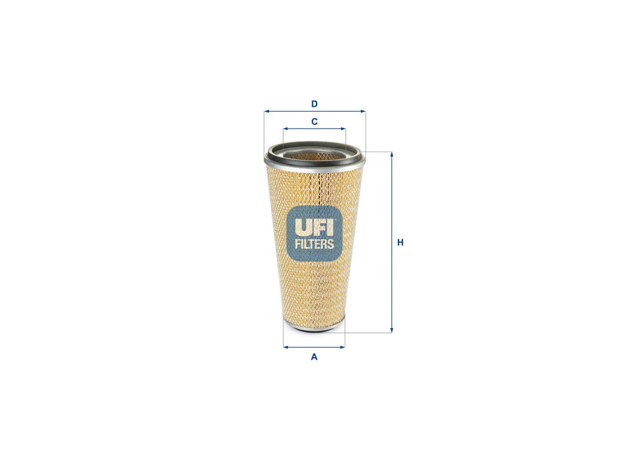 Original UFI Filters Luftfilterelement 27.C61.00