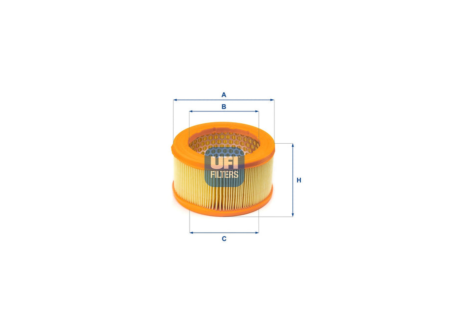 Original UFI Filters Luftfilterelement 27.C87.00