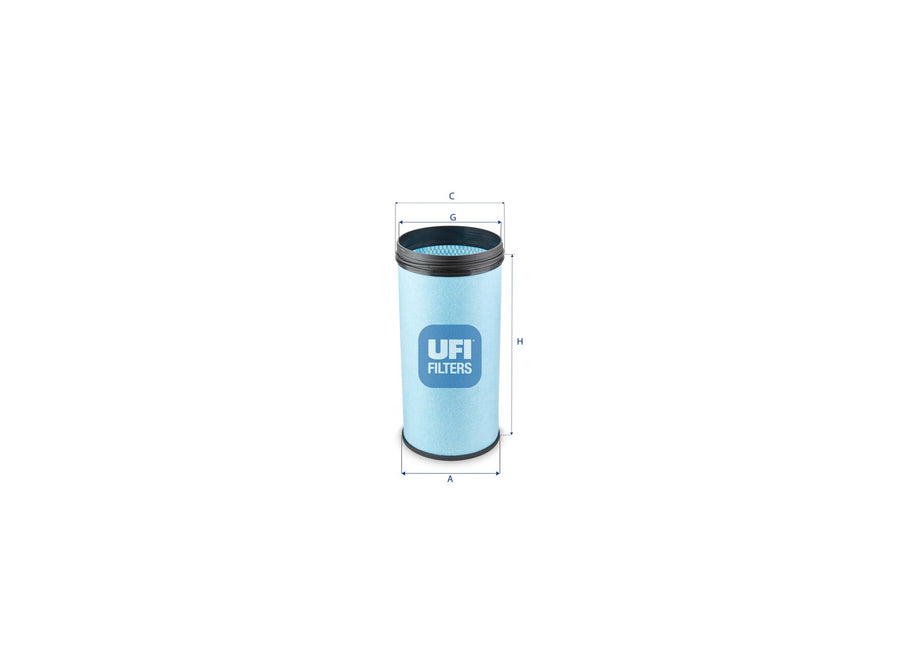 Original UFI Filters Luftfilterelement 27.F19.00