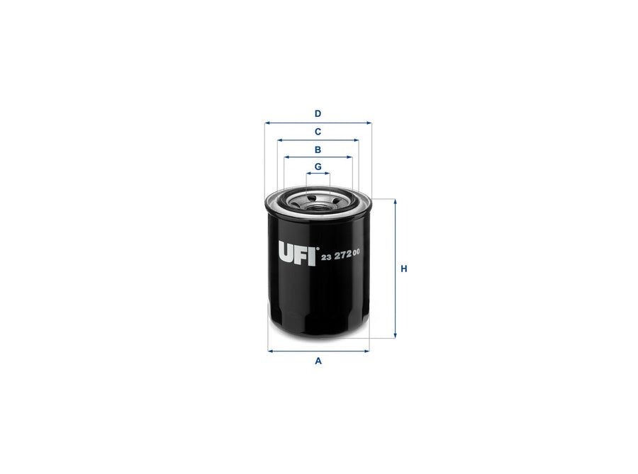 Original UFI Filters Ölfilter SpinOn 23.272.00