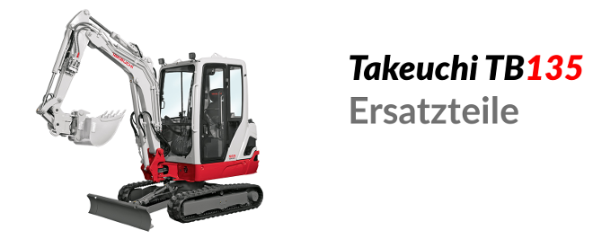 Takeuchi TB135 Ersatzteile