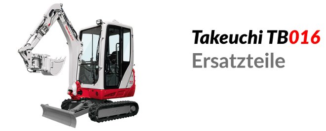 Takeuchi TB016 Ersatzteile﻿