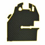 Swextil Volvo L60-350 F-G Fußmatte Diamond kompatibel mit L60-L350 F-G  // mit bodenmont Fußmatte Ersatzteil