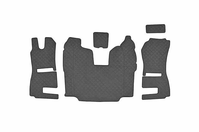 Swextil Scania R 2013-2017 Fußmatte Diamond kompatibel mit R 2013-2017 Komfortsitz Fußmatte Ersatzteil