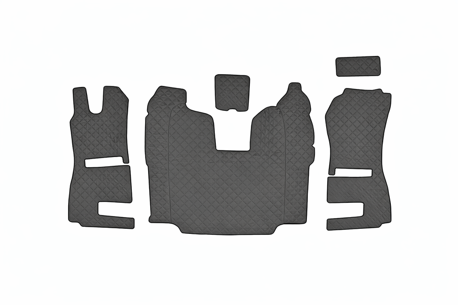 Swextil Scania R 2013-2017 Fußmatte Diamond kompatibel mit R 2013-2017 Komfortsitz Fußmatte Ersatzteil