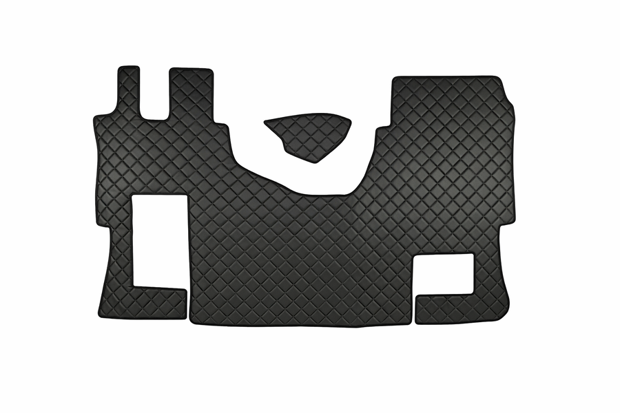 Swextil Mercedes Fußmatten Set Actros MP4 2011 | Klappsitz für Beifahrer Fußmatte Ersatzteil