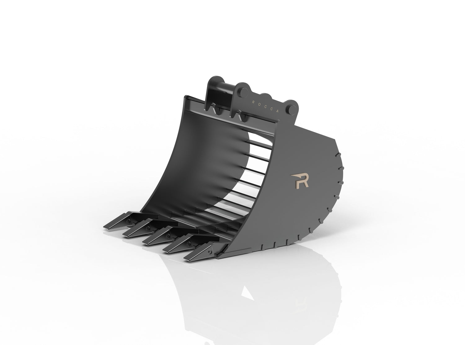 ROCCA Sieblöffel mit Zähnen - Für 0,8 bis 1,8 Tonnen - XS-1