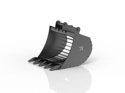 ROCCA Sieblöffel mit Zähnen - Für 5,0 bis 7,0 Tonnen - XS-4.5