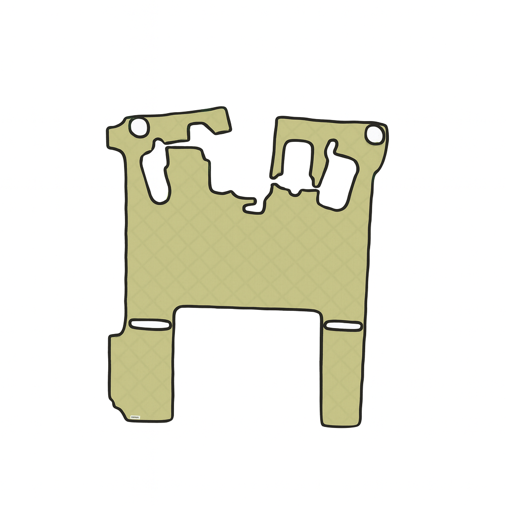 Doosan DX140-DX170W - 7 Fußmatte  Diamond