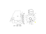 Caterpillar M312 Kupplungsflansch für Hydraulikpumpe 1021733 u.a. für M313C, 933C, 939C - Ansicht 3