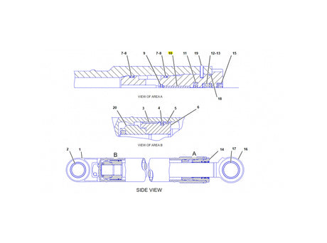 Caterpillar M315 Lager 1140755 u.a. für M315C, M315D, M316C - Ansicht 3