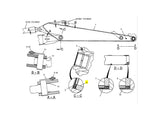 Caterpillar M315 Auslegerzylindermuffe 1373059 u.a. für 311B, 312, 312B - Ansicht 3