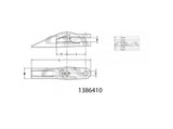 Caterpillar 301.4C Zahn 1,1 kg 138-6410 u.a. für 301.6C, 301.7D, 301.8C - Ansicht 4
