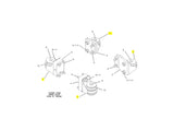 Caterpillar M312 Kissenhalterung komplett 1622234 u.a. für M315 - Ansicht 3