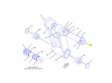 Caterpillar 320 Bolzen Löffel-Umlenkgruppe 1865662 u.a. für 325, 320B, 320C - Ansicht 3