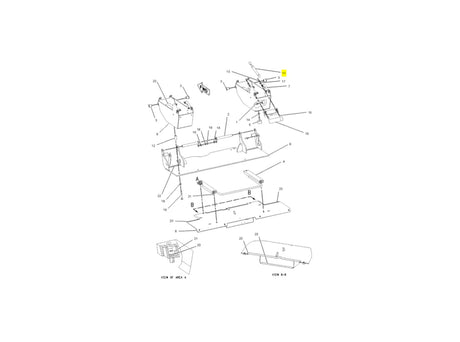 Caterpillar 301.5 Gasdruckdämpfer Sitzhalterung 2054598 u.a. für 301.6, 302.5, 301.8 - Ansicht 3