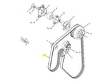 Caterpillar 3126B Keilriemen 2082833 u.a. für C9, C7, C-9 - Ansicht 2