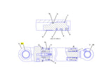 Caterpillar 416E Buchse 2143855 u.a. für 416F, 422E, 428E - Ansicht 3