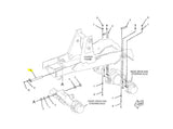 Caterpillar 428E Bolzen Achse 2221530 u.a. für 428F, 432E, 432F - Ansicht 2