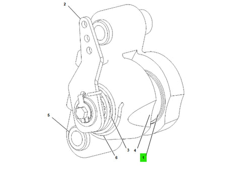 Caterpillar 906H Bremsbelag 2273652 u.a. für 907H, 908H, 906H2 - Ansicht 3