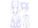 Caterpillar D8R Einspritzdüsenhülse 2274239 u.a. für D8T, D9T, D10T - Ansicht 3
