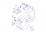 Caterpillar M315C Lagerbuchse 2607271 u.a. für M315D, M316C, M316D - Ansicht 3