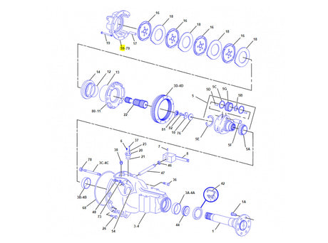Caterpillar 428D Bremssattel links 2780223 u.a. für 432D, 438D, 442D - Ansicht 3