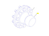 Caterpillar D6H Bolzen 2850852 u.a. für D6R, D6T - Ansicht 3