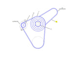 Caterpillar 815 Keilriemen 2P4191 u.a. für 826G, 825G, 814 - Ansicht 1