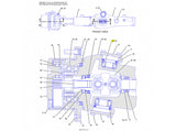 Caterpillar 416C Kraftstofffilter und Wasserabscheiderschale 310426 u.a. für 416D, 424D, 426C - Ansicht 1
