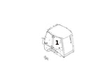 Caterpillar 422F Türscheibe Oben Links für 416-450 3259300 u.a. für 428F, 432F, 444F - Ansicht 3