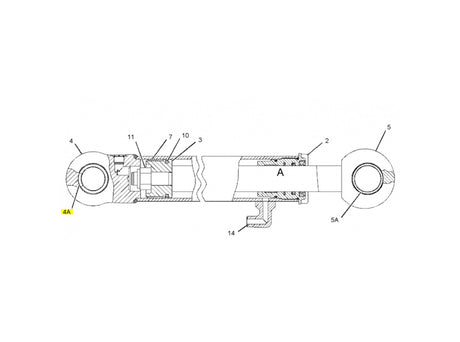 Caterpillar 906H Buchse 3491205 u.a. für 906H2, 907H, 907H2 - Ansicht 2