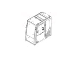 Caterpillar 336D Morooka Türscheibe Hinten/Oben 3835582 u.a. für 312E, 316E, 320D - Ansicht 2