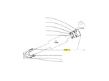 Caterpillar D4H Kippzylinderstift 3F6185 u.a. für D5H, D6H, D6N - Ansicht 3